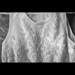 White 1920s style dress